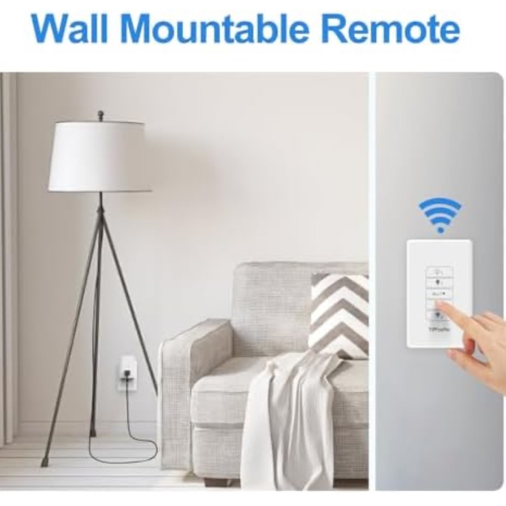 Tiffcofio Remote Contorl Outlet Plug Indoor